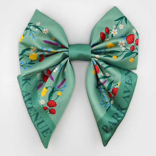 Fleur Des Champs | Green | Sailor Bow