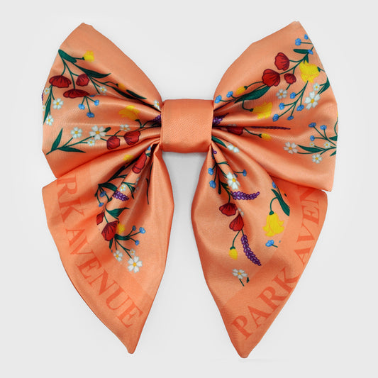 Fleur Des Champs | Peach | Sailor Bow